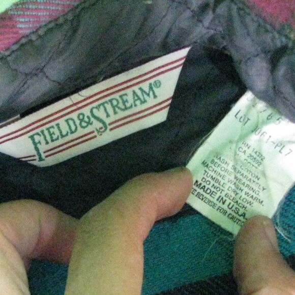 Vintage Field & Stream Flannel Shirt - Picture 6 of 6